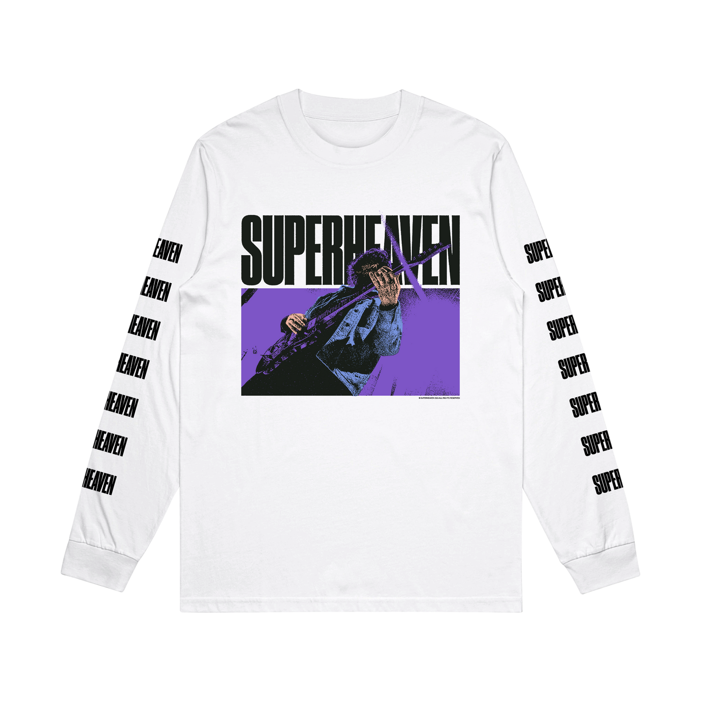 Tay Guitar White Long Sleeve